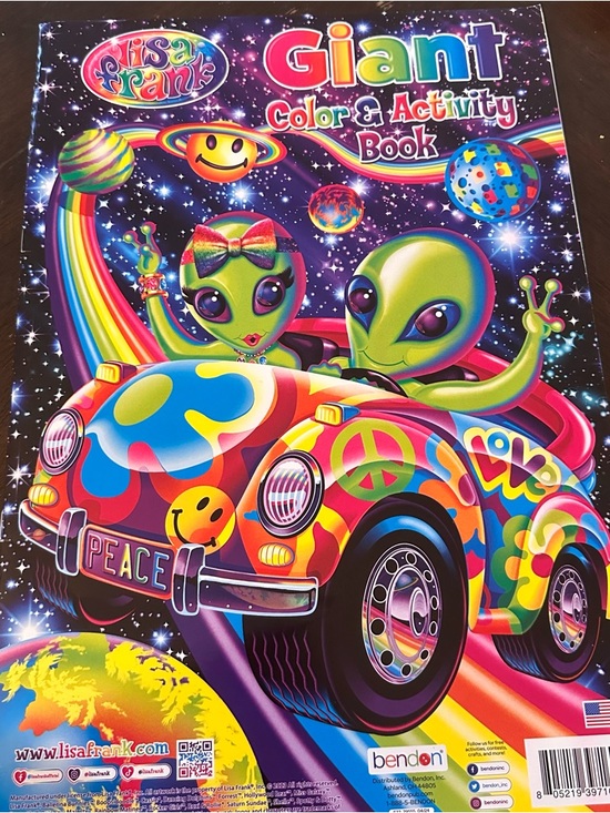 Lisa Frank Other - Lisa Frank Giant Color & Activity Book